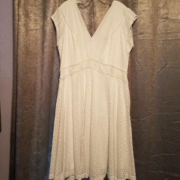 Lane Bryant Dresses & Skirts - Lane Bryant white lace dress